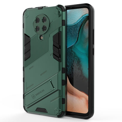 Punk Armor 2 in 1 PC + TPU Shockproof Case with Invisible Holder, For Xiaomi Redmi K30 Pro, For Xiaomi Redmi Note 9 4G, For Xiaomi Redmi 9C