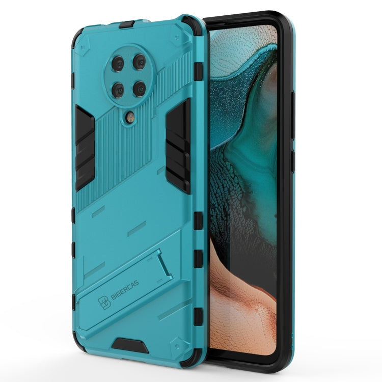 Punk Armor 2 in 1 PC + TPU Shockproof Case with Invisible Holder, For Xiaomi Redmi K30 Pro, For Xiaomi Redmi Note 9 4G, For Xiaomi Redmi 9C