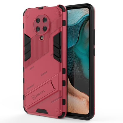 Punk Armor 2 in 1 PC + TPU Shockproof Case with Invisible Holder, For Xiaomi Redmi K30 Pro, For Xiaomi Redmi Note 9 4G, For Xiaomi Redmi 9C