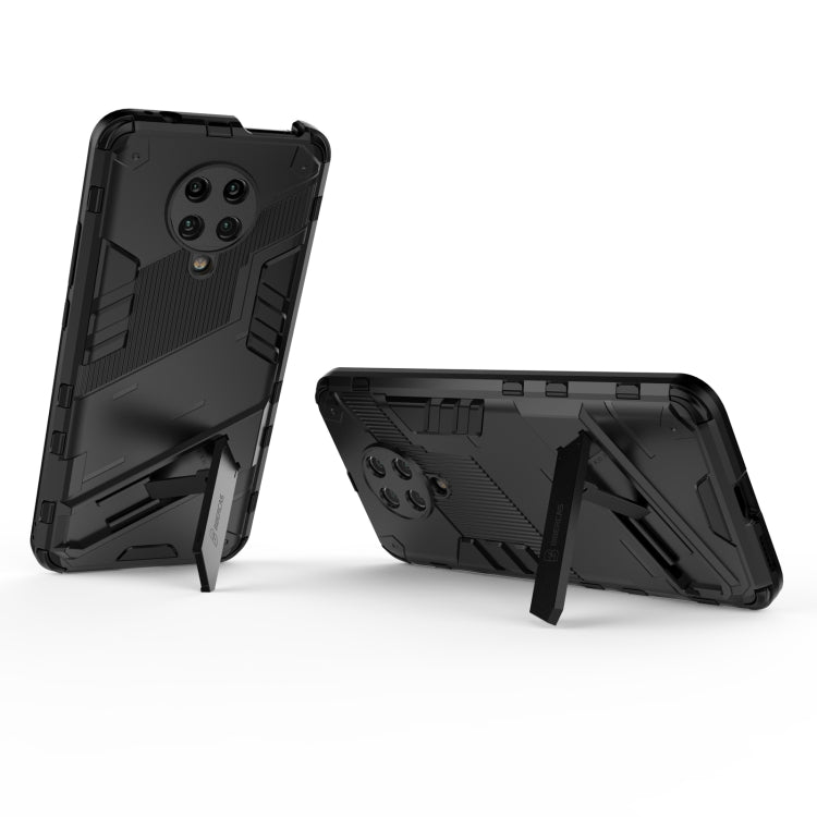 Punk Armor 2 in 1 PC + TPU Shockproof Case with Invisible Holder, For Xiaomi Redmi K30 Pro, For Xiaomi Redmi Note 9 4G, For Xiaomi Redmi 9C