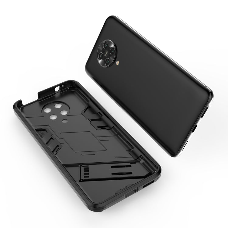 Punk Armor 2 in 1 PC + TPU Shockproof Case with Invisible Holder, For Xiaomi Redmi K30 Pro, For Xiaomi Redmi Note 9 4G, For Xiaomi Redmi 9C