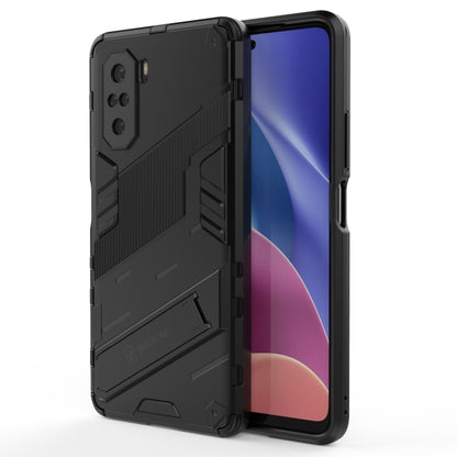Punk Armor 2 in 1 PC + TPU Shockproof Case with Invisible Holder, For Xiaomi Redmi K40 / K40 Pro, For Xiaomi Redmi K30, For Xiaomi Redmi Note 9 5G