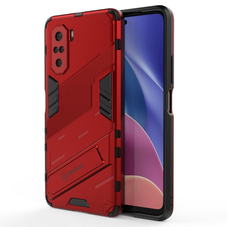 Punk Armor 2 in 1 PC + TPU Shockproof Case with Invisible Holder, For Xiaomi Redmi K40 / K40 Pro, For Xiaomi Redmi K30, For Xiaomi Redmi Note 9 5G