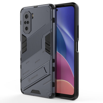 Punk Armor 2 in 1 PC + TPU Shockproof Case with Invisible Holder, For Xiaomi Redmi K40 / K40 Pro, For Xiaomi Redmi K30, For Xiaomi Redmi Note 9 5G
