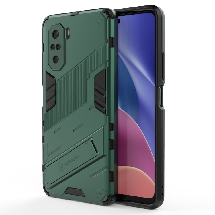 Punk Armor 2 in 1 PC + TPU Shockproof Case with Invisible Holder, For Xiaomi Redmi K40 / K40 Pro, For Xiaomi Redmi K30, For Xiaomi Redmi Note 9 5G