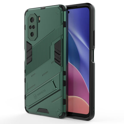 Punk Armor 2 in 1 PC + TPU Shockproof Case with Invisible Holder, For Xiaomi Redmi K40 / K40 Pro, For Xiaomi Redmi K30, For Xiaomi Redmi Note 9 5G