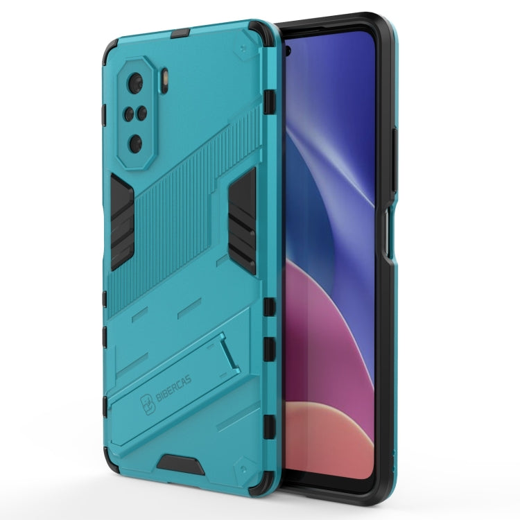 Punk Armor 2 in 1 PC + TPU Shockproof Case with Invisible Holder, For Xiaomi Redmi K40 / K40 Pro, For Xiaomi Redmi K30, For Xiaomi Redmi Note 9 5G