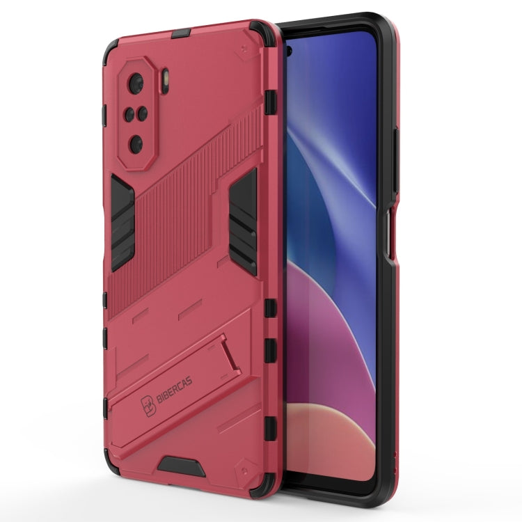 Punk Armor 2 in 1 PC + TPU Shockproof Case with Invisible Holder, For Xiaomi Redmi K40 / K40 Pro, For Xiaomi Redmi K30, For Xiaomi Redmi Note 9 5G