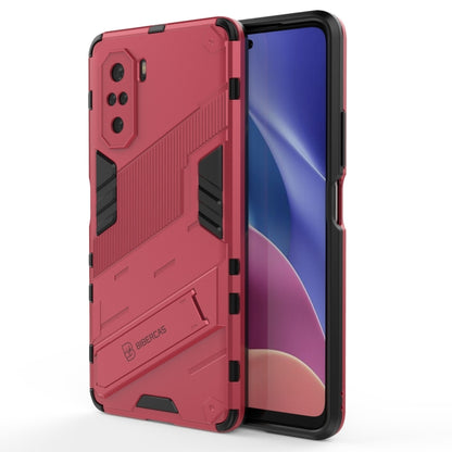 Punk Armor 2 in 1 PC + TPU Shockproof Case with Invisible Holder, For Xiaomi Redmi K40 / K40 Pro, For Xiaomi Redmi K30, For Xiaomi Redmi Note 9 5G