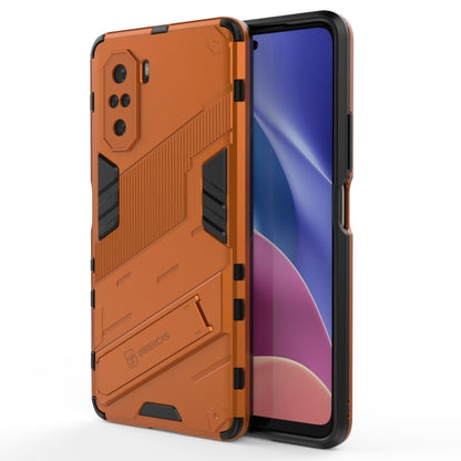 Punk Armor 2 in 1 PC + TPU Shockproof Case with Invisible Holder, For Xiaomi Redmi K40 / K40 Pro, For Xiaomi Redmi K30, For Xiaomi Redmi Note 9 5G