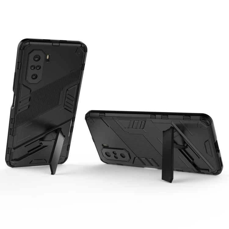 Punk Armor 2 in 1 PC + TPU Shockproof Case with Invisible Holder, For Xiaomi Redmi K40 / K40 Pro, For Xiaomi Redmi K30, For Xiaomi Redmi Note 9 5G