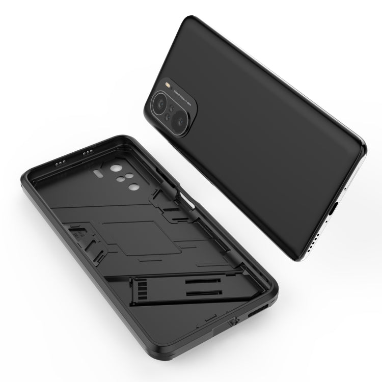Punk Armor 2 in 1 PC + TPU Shockproof Case with Invisible Holder, For Xiaomi Redmi K40 / K40 Pro, For Xiaomi Redmi K30, For Xiaomi Redmi Note 9 5G