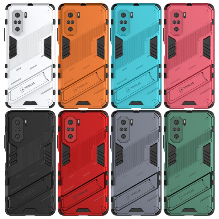 Punk Armor 2 in 1 PC + TPU Shockproof Case with Invisible Holder, For Xiaomi Redmi K40 / K40 Pro, For Xiaomi Redmi K30, For Xiaomi Redmi Note 9 5G