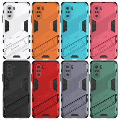 Punk Armor 2 in 1 PC + TPU Shockproof Case with Invisible Holder, For Xiaomi Redmi K40 / K40 Pro, For Xiaomi Redmi K30, For Xiaomi Redmi Note 9 5G