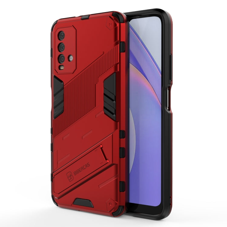Punk Armor 2 in 1 PC + TPU Shockproof Case with Invisible Holder, For Xiaomi Redmi K30 Pro, For Xiaomi Redmi Note 9 4G, For Xiaomi Redmi 9C