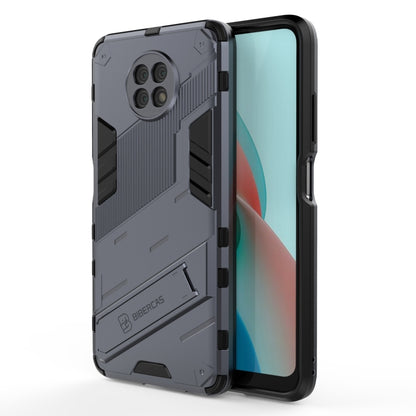 Punk Armor 2 in 1 PC + TPU Shockproof Case with Invisible Holder, For Xiaomi Redmi K40 / K40 Pro, For Xiaomi Redmi K30, For Xiaomi Redmi Note 9 5G