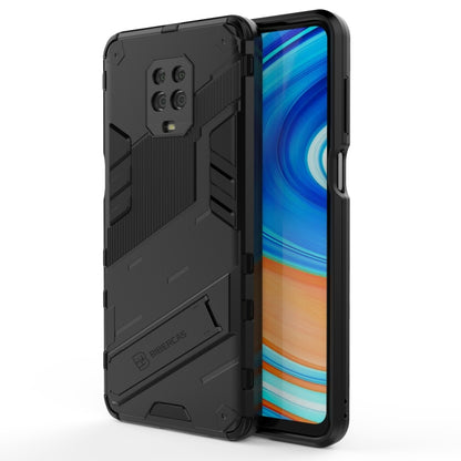 Punk Armor 2 in 1 PC + TPU Shockproof Case with Invisible Holder, For Xiaomi Redmi Note 9 Pro Max, For Xiaomi Poco M3