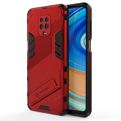 Punk Armor 2 in 1 PC + TPU Shockproof Case with Invisible Holder, For Xiaomi Redmi Note 9 Pro Max, For Xiaomi Poco M3