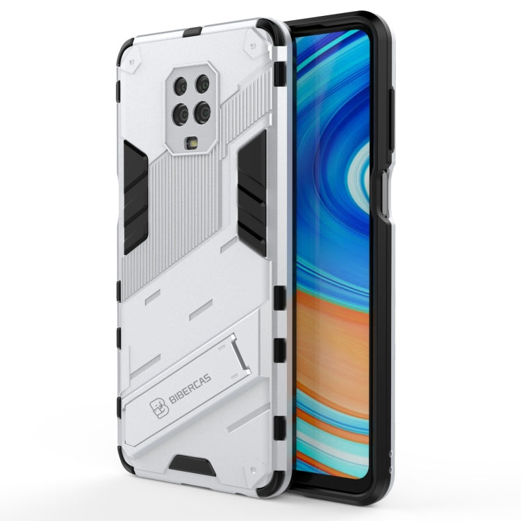 Punk Armor 2 in 1 PC + TPU Shockproof Case with Invisible Holder, For Xiaomi Redmi Note 9 Pro Max, For Xiaomi Poco M3