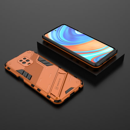 Punk Armor 2 in 1 PC + TPU Shockproof Case with Invisible Holder, For Xiaomi Redmi Note 9 Pro Max, For Xiaomi Poco M3