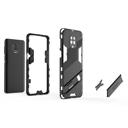 Punk Armor 2 in 1 PC + TPU Shockproof Case with Invisible Holder, For Xiaomi Redmi Note 9 Pro Max, For Xiaomi Poco M3