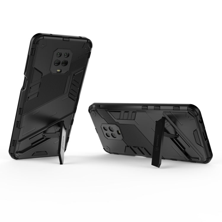 Punk Armor 2 in 1 PC + TPU Shockproof Case with Invisible Holder, For Xiaomi Redmi Note 9 Pro Max, For Xiaomi Poco M3