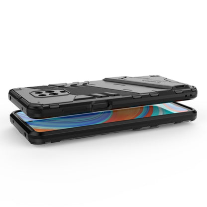 Punk Armor 2 in 1 PC + TPU Shockproof Case with Invisible Holder, For Xiaomi Redmi Note 9 Pro Max, For Xiaomi Poco M3
