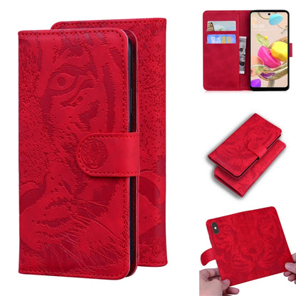 Tiger Embossing Pattern Horizontal Flip Leather Case with Holder & Card Slots & Wallet, For Xiaomi Mi 11, For LG K42, For Motorola Moto G Play (2021), For Samsung Galaxy A72 5G