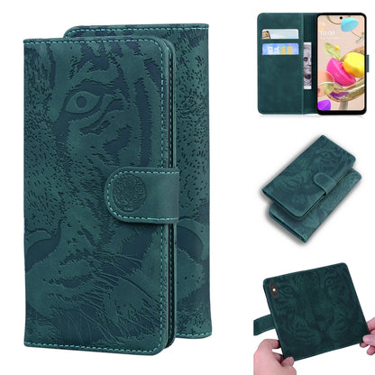 Tiger Embossing Pattern Horizontal Flip Leather Case with Holder & Card Slots & Wallet, For Xiaomi Mi 11, For LG K42, For Motorola Moto G Play (2021), For Samsung Galaxy A72 5G