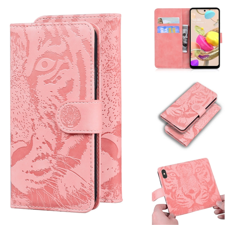 Tiger Embossing Pattern Horizontal Flip Leather Case with Holder & Card Slots & Wallet, For Xiaomi Mi 11, For LG K42, For Motorola Moto G Play (2021), For Samsung Galaxy A72 5G