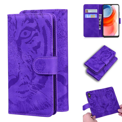 Tiger Embossing Pattern Horizontal Flip Leather Case with Holder & Card Slots & Wallet, For Xiaomi Mi 11, For LG K42, For Motorola Moto G Play (2021), For Samsung Galaxy A72 5G