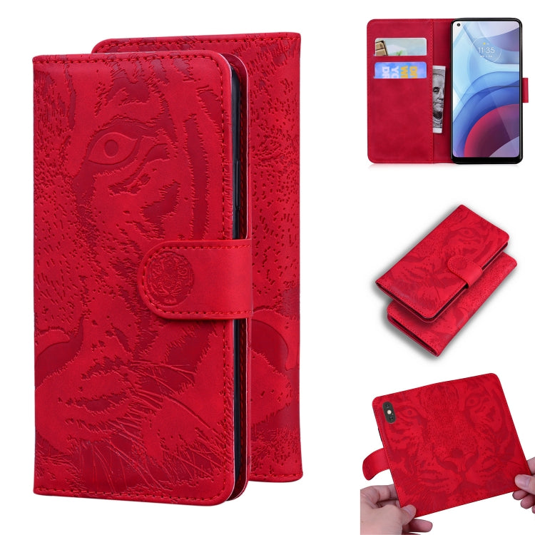 Tiger Embossing Pattern Horizontal Flip Leather Case with Holder & Card Slots & Wallet, For Motorola Moto G Power (2021), For Motorola Moto G Stylus (2021), For Samsung Galaxy A52 5G, For Samsung Galaxy A02s EU Version