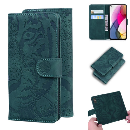 Tiger Embossing Pattern Horizontal Flip Leather Case with Holder & Card Slots & Wallet, For Motorola Moto G Power (2021), For Motorola Moto G Stylus (2021), For Samsung Galaxy A52 5G, For Samsung Galaxy A02s EU Version