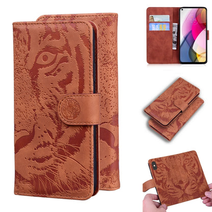 Tiger Embossing Pattern Horizontal Flip Leather Case with Holder & Card Slots & Wallet, For Motorola Moto G Power (2021), For Motorola Moto G Stylus (2021), For Samsung Galaxy A52 5G, For Samsung Galaxy A02s EU Version