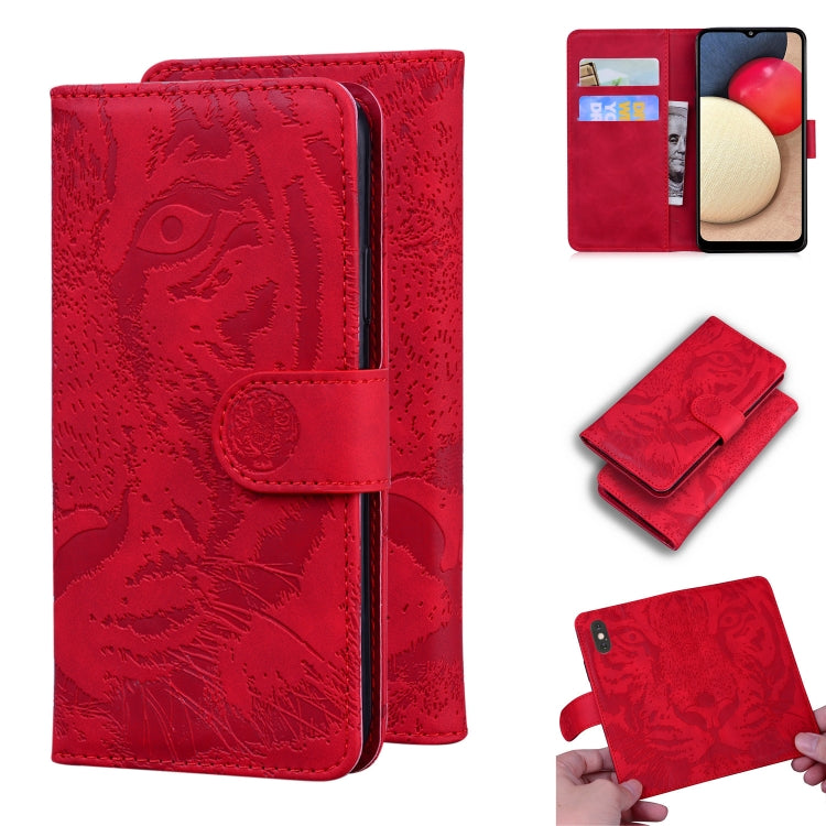 Tiger Embossing Pattern Horizontal Flip Leather Case with Holder & Card Slots & Wallet, For Motorola Moto G Power (2021), For Motorola Moto G Stylus (2021), For Samsung Galaxy A52 5G, For Samsung Galaxy A02s EU Version