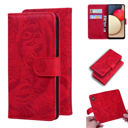 Tiger Embossing Pattern Horizontal Flip Leather Case with Holder & Card Slots & Wallet, For Motorola Moto G Power (2021), For Motorola Moto G Stylus (2021), For Samsung Galaxy A52 5G, For Samsung Galaxy A02s EU Version