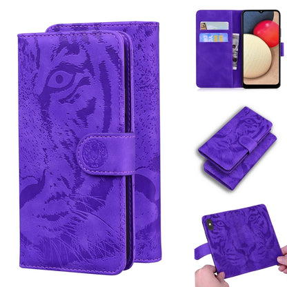 Tiger Embossing Pattern Horizontal Flip Leather Case with Holder & Card Slots & Wallet, For Motorola Moto G Power (2021), For Motorola Moto G Stylus (2021), For Samsung Galaxy A52 5G, For Samsung Galaxy A02s EU Version