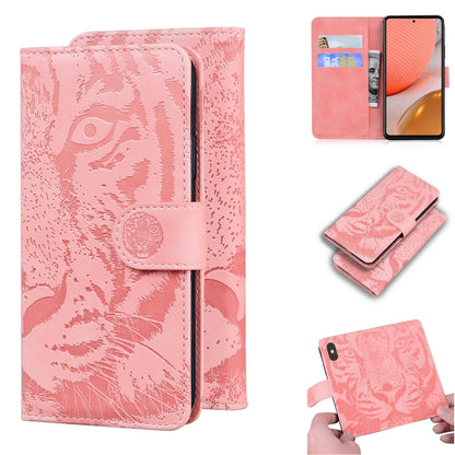 Tiger Embossing Pattern Horizontal Flip Leather Case with Holder & Card Slots & Wallet, For Xiaomi Mi 11, For LG K42, For Motorola Moto G Play (2021), For Samsung Galaxy A72 5G