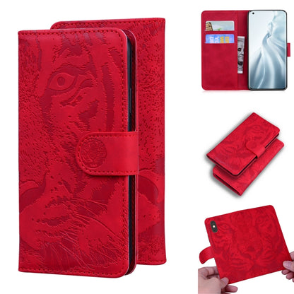 Tiger Embossing Pattern Horizontal Flip Leather Case with Holder & Card Slots & Wallet, For Xiaomi Mi 11, For LG K42, For Motorola Moto G Play (2021), For Samsung Galaxy A72 5G