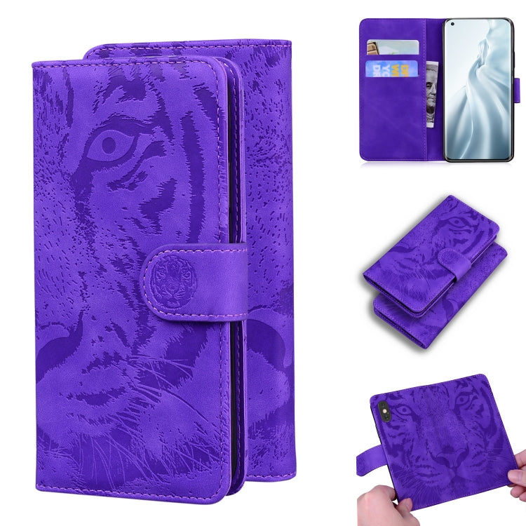 Tiger Embossing Pattern Horizontal Flip Leather Case with Holder & Card Slots & Wallet, For Xiaomi Mi 11, For LG K42, For Motorola Moto G Play (2021), For Samsung Galaxy A72 5G