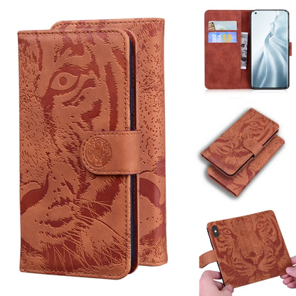 Tiger Embossing Pattern Horizontal Flip Leather Case with Holder & Card Slots & Wallet, For Xiaomi Mi 11, For LG K42, For Motorola Moto G Play (2021), For Samsung Galaxy A72 5G