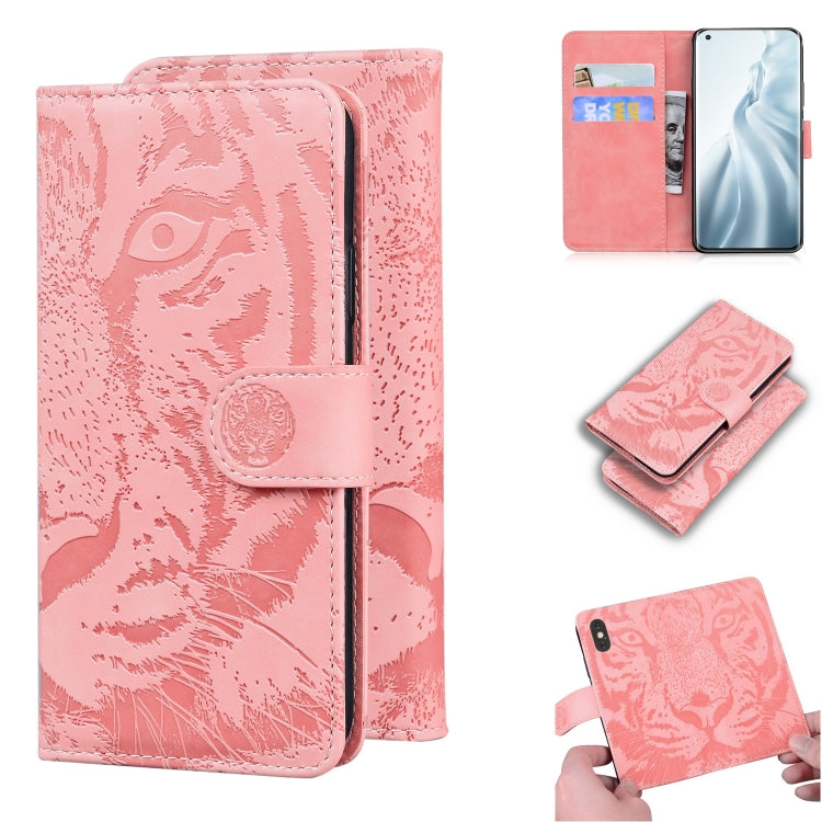 Tiger Embossing Pattern Horizontal Flip Leather Case with Holder & Card Slots & Wallet, For Xiaomi Mi 11, For LG K42, For Motorola Moto G Play (2021), For Samsung Galaxy A72 5G