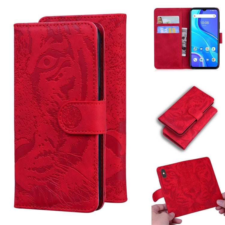 Tiger Embossing Pattern Horizontal Flip Leather Case with Holder & Card Slots & Wallet, For UMIDIGI A7S, For UMIDIGI A9 Pro