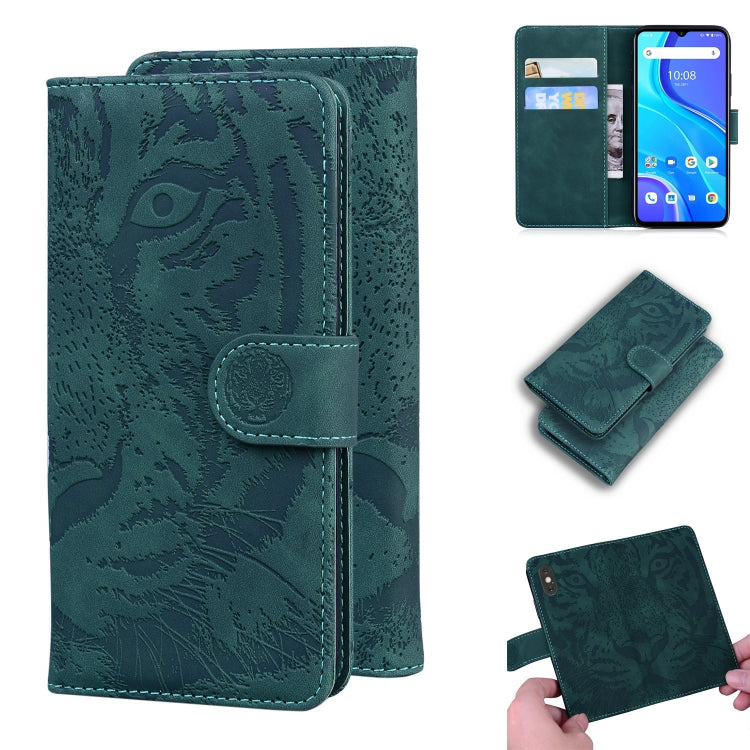 Tiger Embossing Pattern Horizontal Flip Leather Case with Holder & Card Slots & Wallet, For UMIDIGI A7S, For UMIDIGI A9 Pro