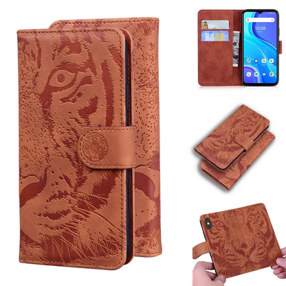 Tiger Embossing Pattern Horizontal Flip Leather Case with Holder & Card Slots & Wallet, For UMIDIGI A7S, For UMIDIGI A9 Pro