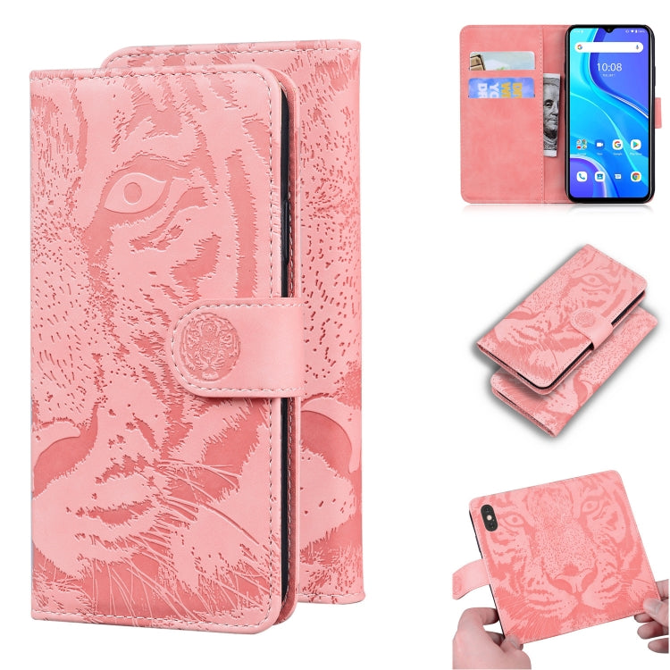 Tiger Embossing Pattern Horizontal Flip Leather Case with Holder & Card Slots & Wallet, For UMIDIGI A7S, For UMIDIGI A9 Pro