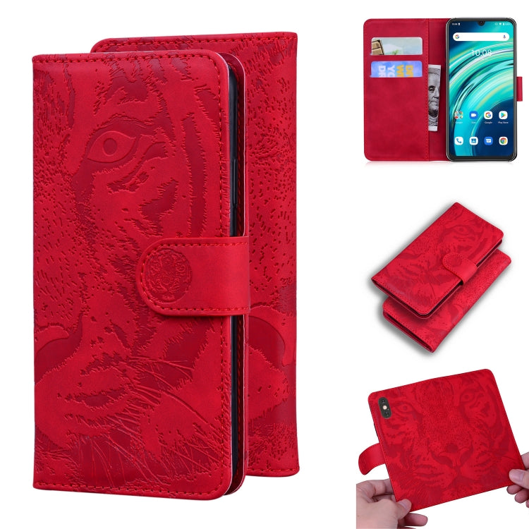 Tiger Embossing Pattern Horizontal Flip Leather Case with Holder & Card Slots & Wallet, For UMIDIGI A7S, For UMIDIGI A9 Pro
