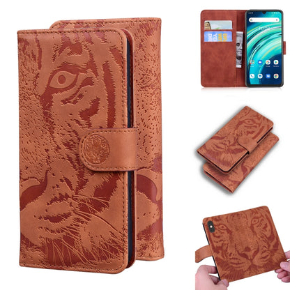 Tiger Embossing Pattern Horizontal Flip Leather Case with Holder & Card Slots & Wallet, For UMIDIGI A7S, For UMIDIGI A9 Pro