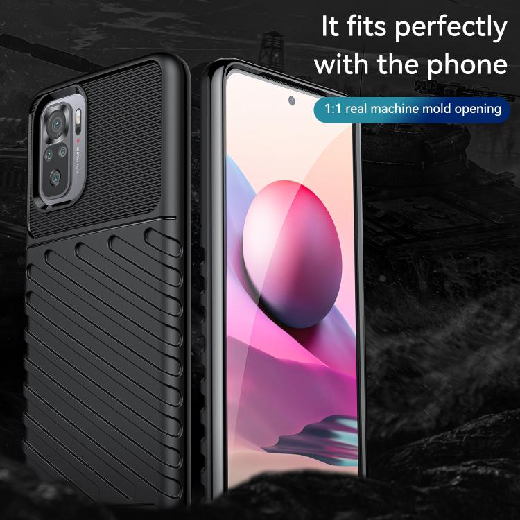 Thunderbolt Shockproof TPU Protective Soft Case, For Xiaomi Redmi Note 10, For Xiaomi Redmi Note 10 Pro, For Xiaomi Mi 10S