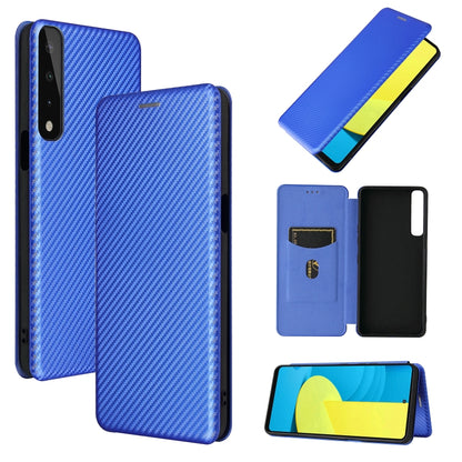 Carbon Fiber Texture Magnetic Horizontal Flip TPU + PC + PU Leather Case with Card Slot, For LG Stylo 7, For OPPO Realme V11 5G, For OPPO Reno5 Pro+, For OPPO Find X3 Neo, For Cubot C30, For OnePlus 9 Pro